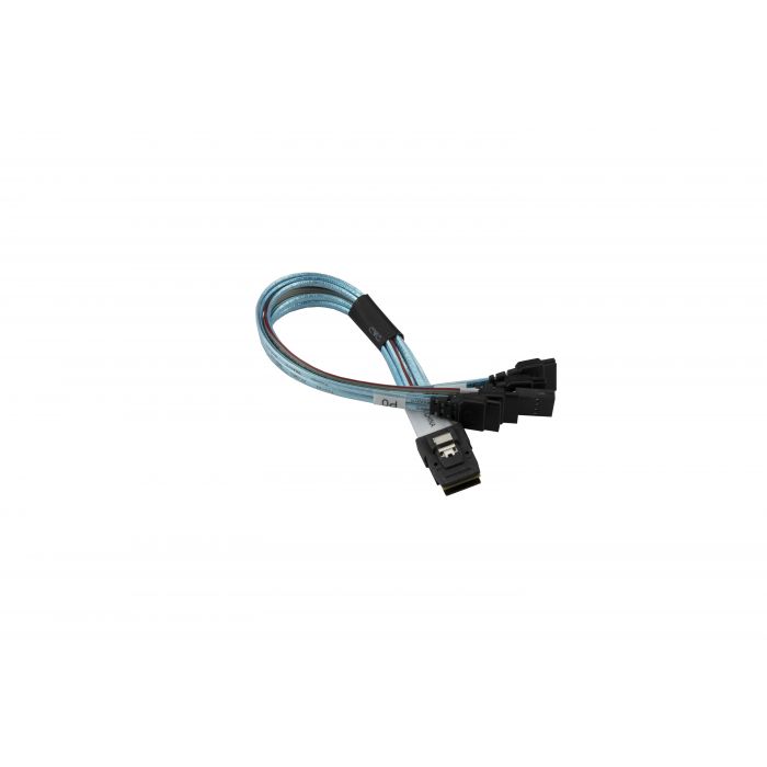 Supermicro Internal iPASS Molex SFF-8087 23cm with Sideband 25cm Cable  (CBL-0118L-02)