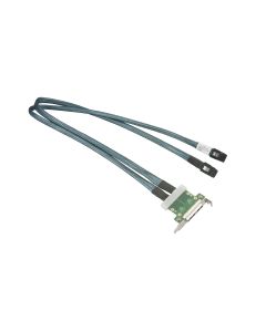 Supermicro Internal to External MiniSAS 2 Ports Low Profile Cascading 85cm Cable (CBL-0352L-LP)