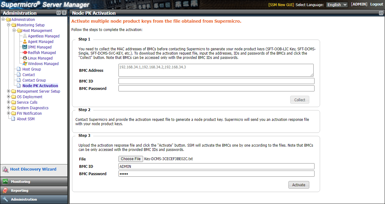 Supermicro please register the product key to enable bios update