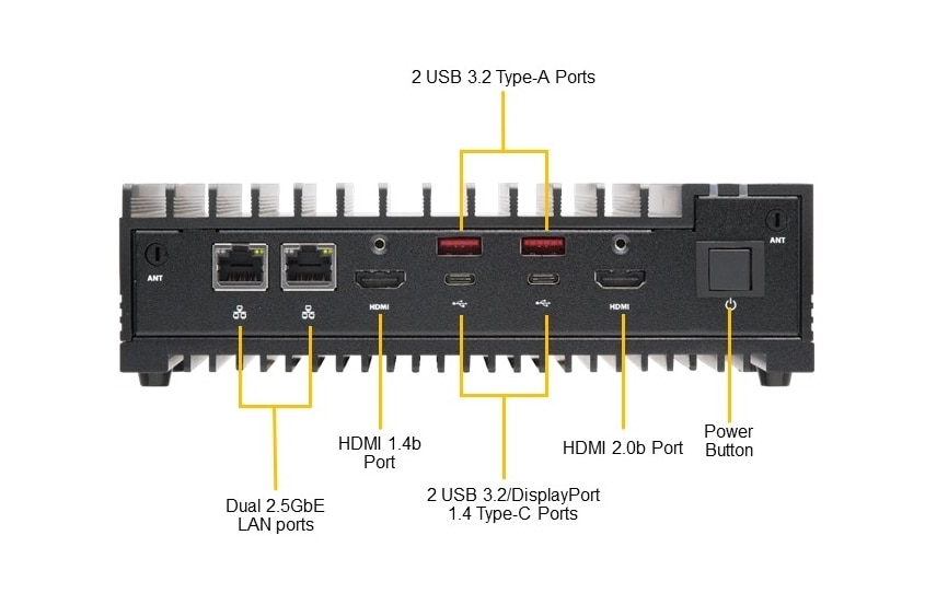 SYS-E100-13AD-C Front
