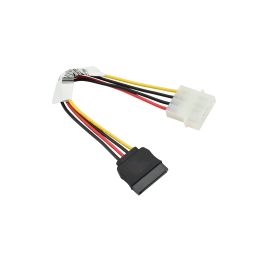 Supermicro CBL-0080L 4-Pin Peripheral Connector to 15-Pin SATA Power  Extension 15cm Cable