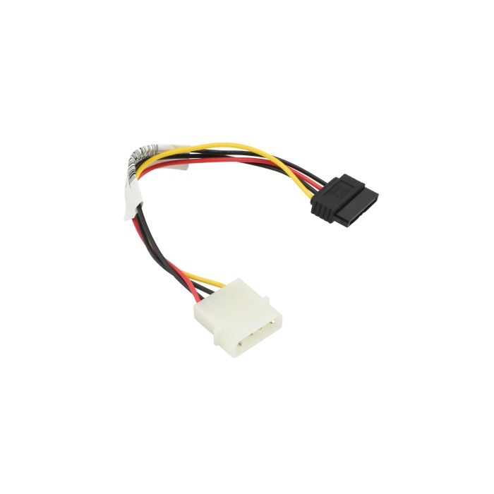 Supermicro CBL-0322L 15cm 4-Pin Peripheral Connector to 15-Pin SATA with  Latch Power Extension Cable
