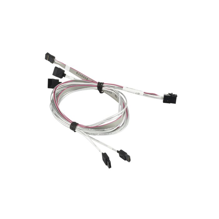 Supermicro Internal MiniSAS HD to 4 SATA with sideband Cable  90/90/75/75/75cm (CBL-SAST-0556)