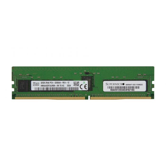 Supermicro 32GB 288-Pin DDR4 3200 MEM-DR432MD-ER32 Server Memory Supermicro 32GB 288-Pin DDR4 3200 MEM-DR432MD-ER32 Server Memory