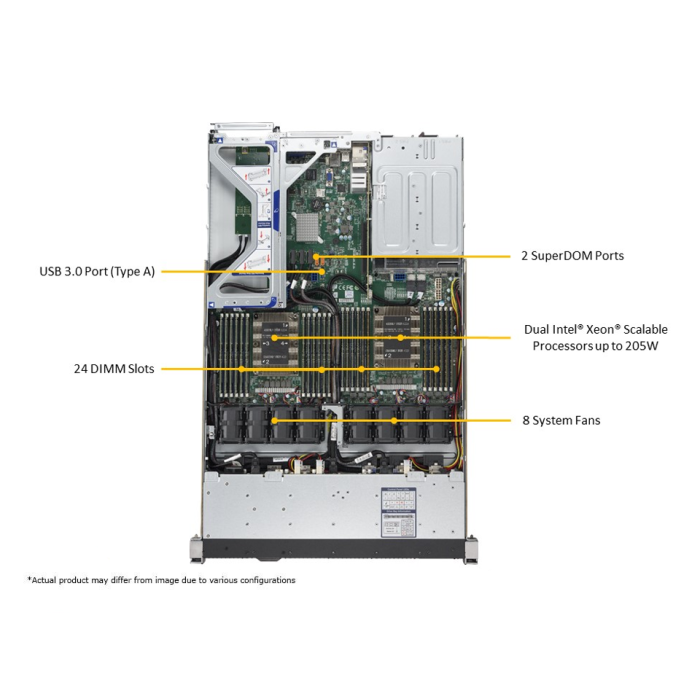 Supermicro 1U Ultra SYS-1029U-TN12RV SuperServer Supermicro 1U Ultra SYS-1029U-TN12RV SuperServer