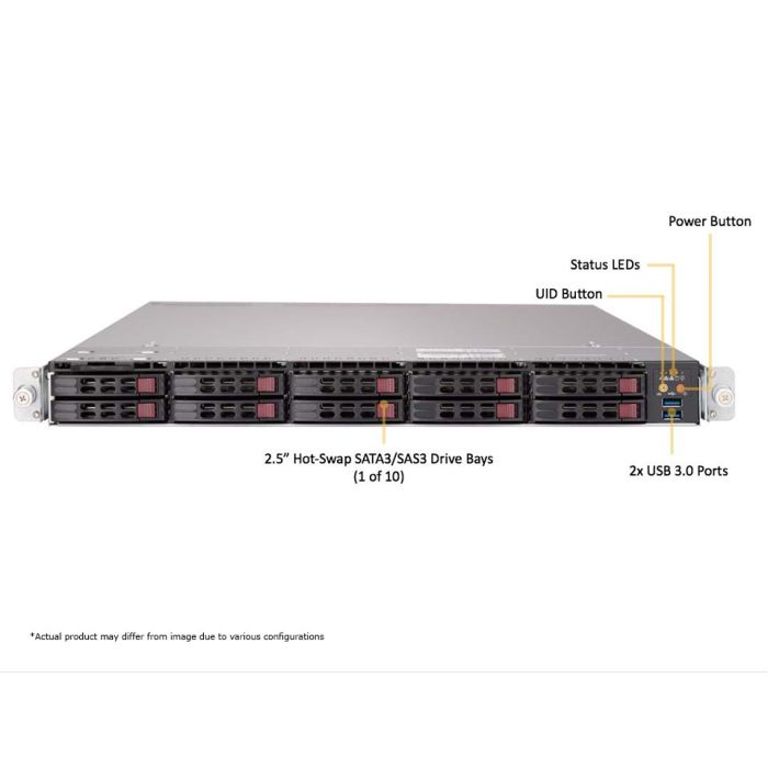 Supermicro 1U Ultra SYS-1029U-TR4 SuperServer | Supermicro eStore