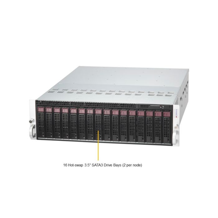 Supermicro 3U Microcloud SYS-531MC-H8TNR SuperServer