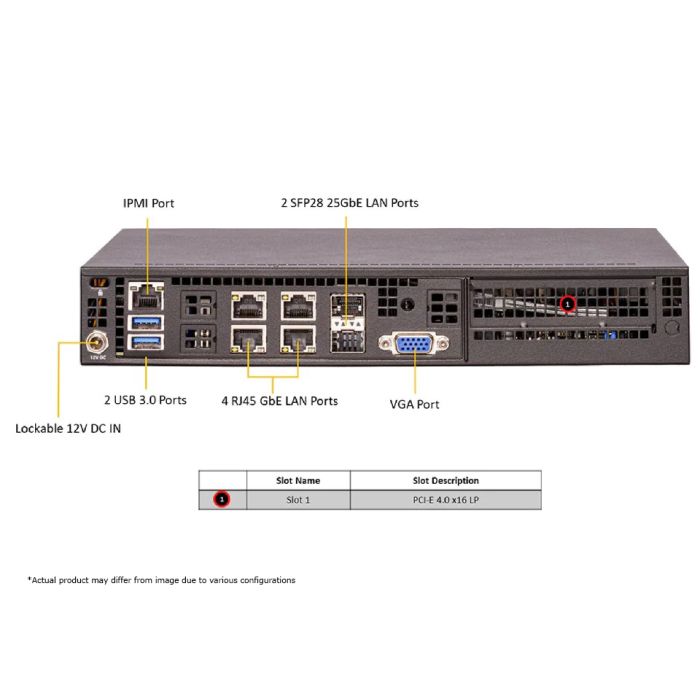 Supermicro SYS-E300-12D-10CN6P Compact IOT/Embedded System Supermicro SYS-E300-12D-10CN6P Compact IOT/Embedded System