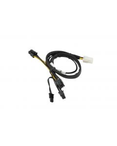 Supermicro 8-pin to two 6+2 Pin 12V GPU 40cm Power Cable (CBL-0424L)