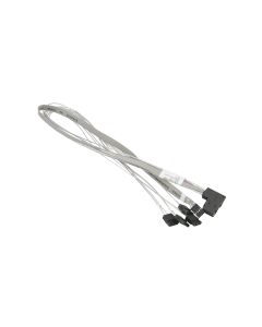 Supermicro MiniSAS to 4 SATA 55/55/55/55cm with Sideband Cable (CBL-SAST-0880) 