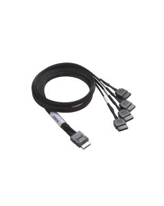 Supermicro 50cm OCuLink to 4 SATA Cable (CBL-SAST-0933)