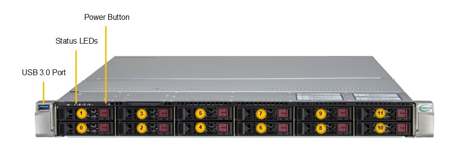 SYS-122C-TN Front Image Description